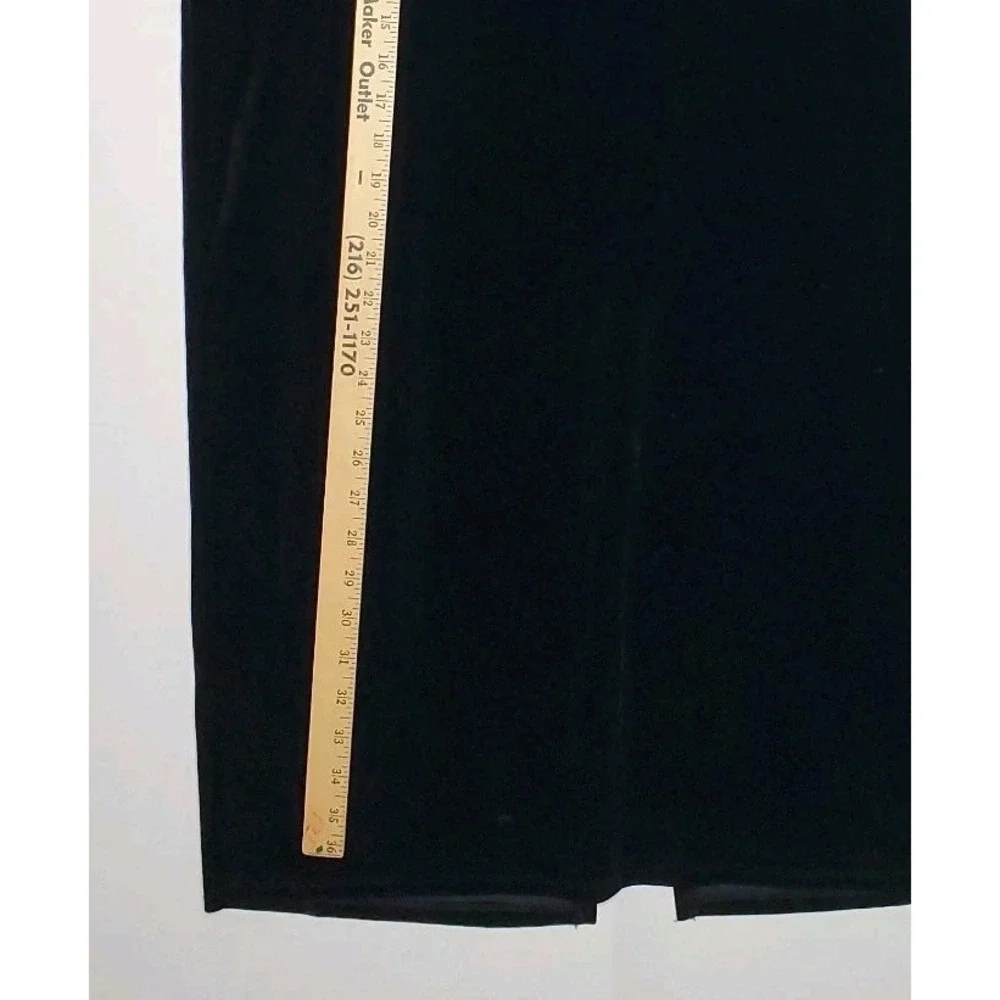 Wild Fable Velvet Maxi Skirt Women XL‎ Black Pullon Romantic Y2K Grunge 90s